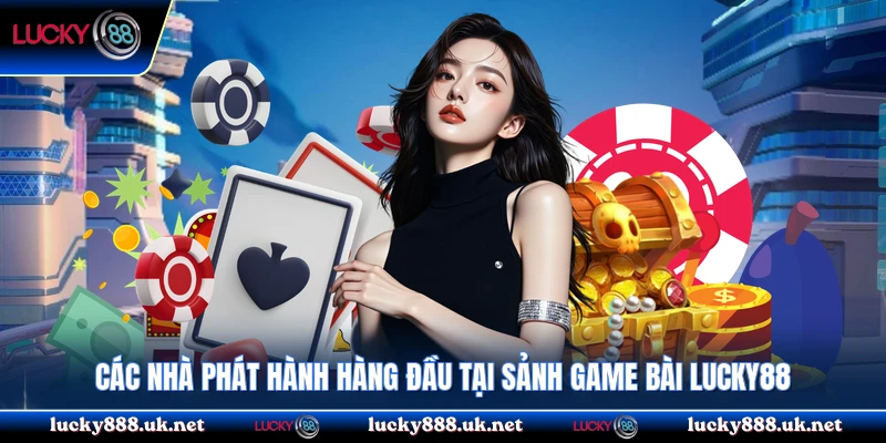 Các nhà phát hành hàng đầu tại sảnh game bài Lucky88